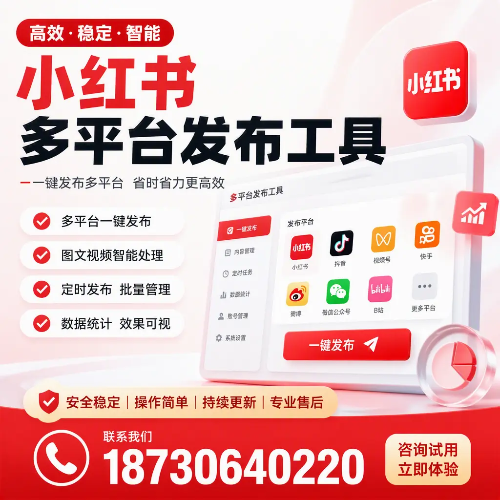 小红书多平台发布工具在 重庆城区 的应用与优势解析