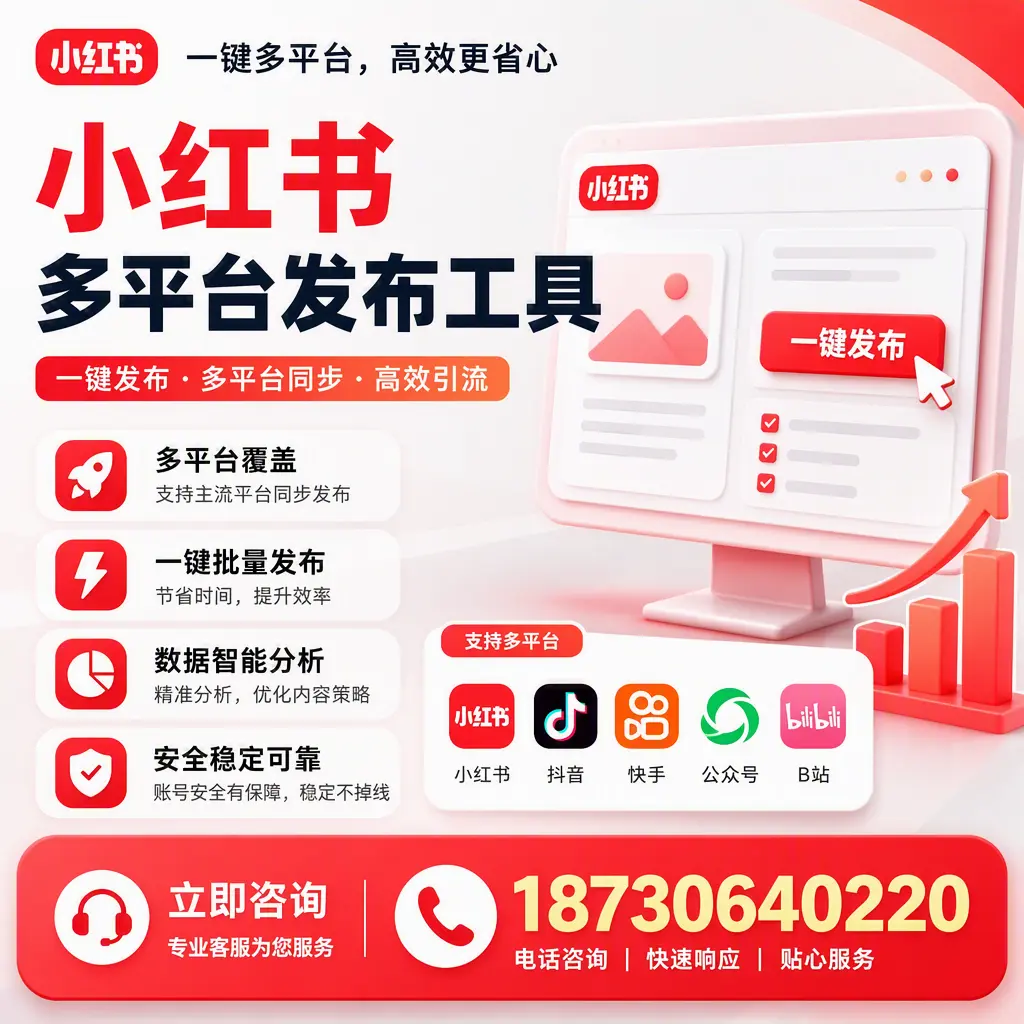 小红书多平台发布工具在 重庆城区 的应用与优势解析